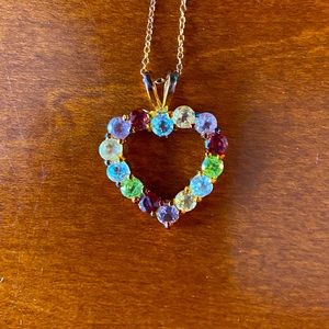 Victoria Townsend heart pendant necklace